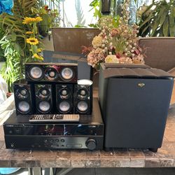 Yamaha Receiver And Klipsch Speakers 