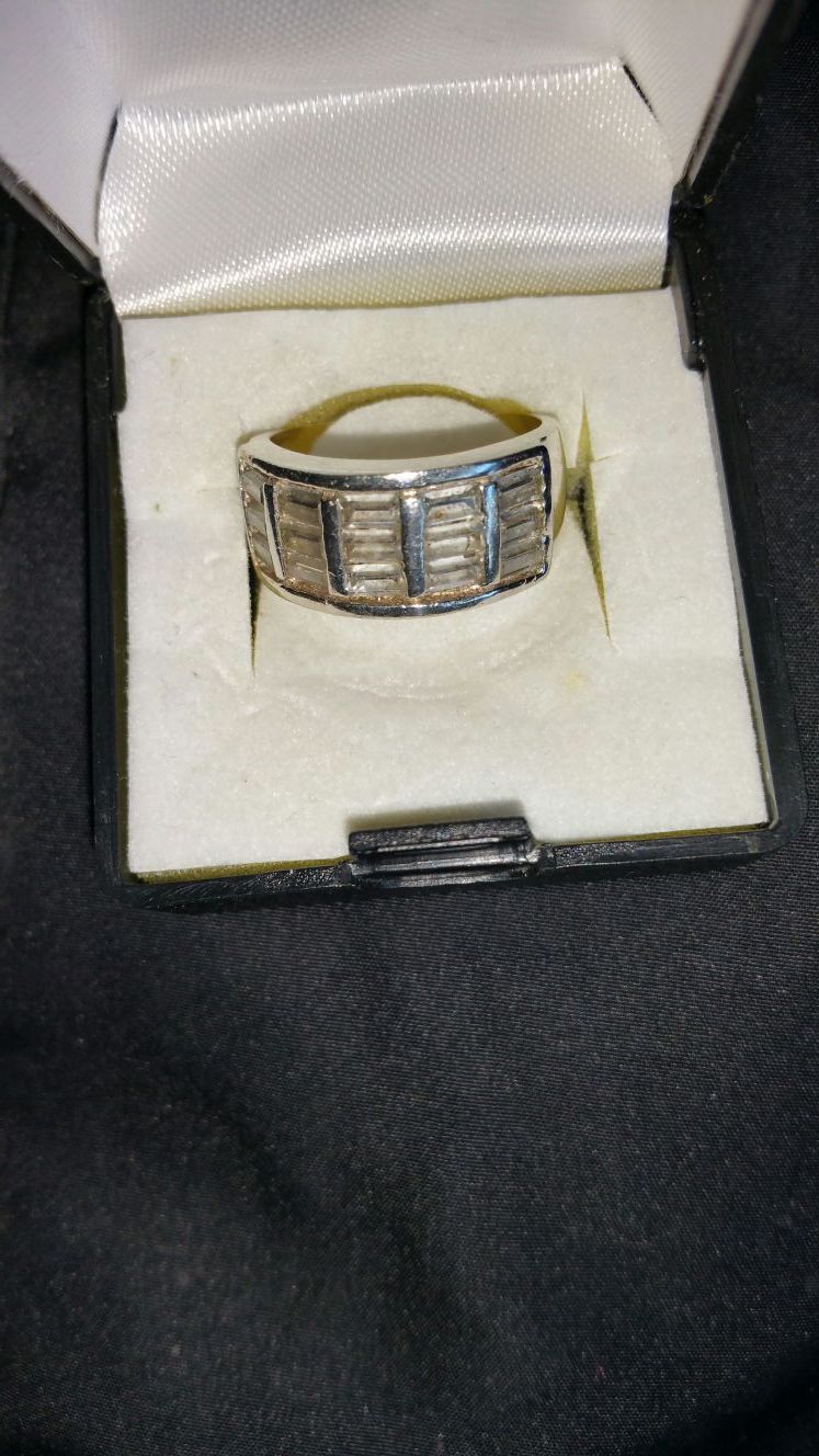 Anillo plata 925 con piedras