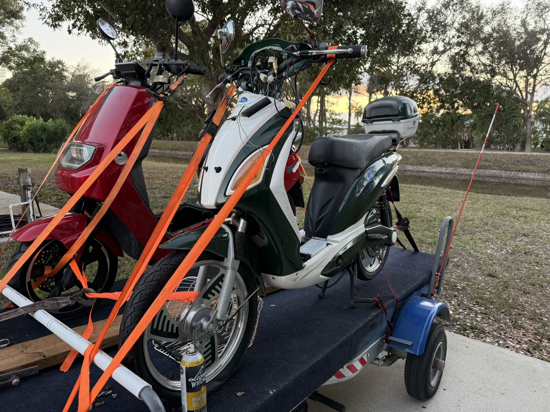 1983 AMERICAN ELECTRIC MOPED SCOOTER ANY PART CALLS ONLY!!