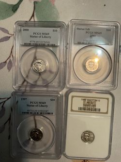 PLATINUM AMERICAN EAGLE- MS graded