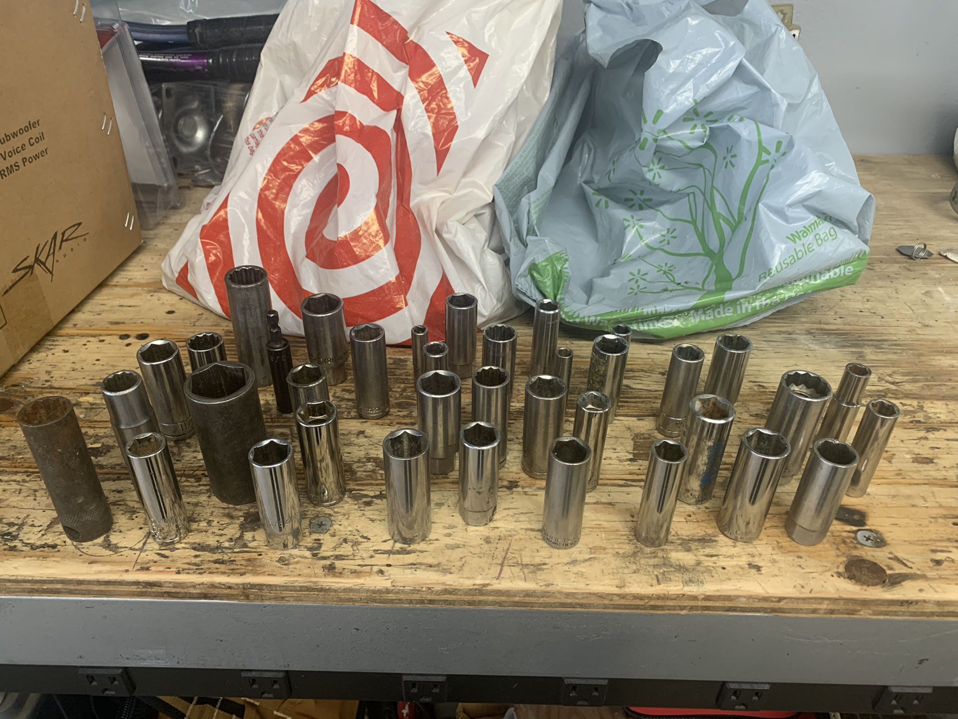 Mixed bag of deep sockets