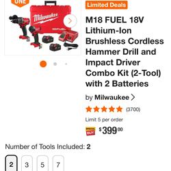 M18set Never Opened.