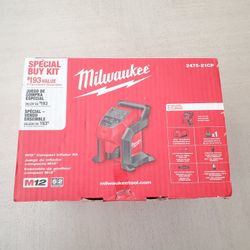 Milwaukee tire inflator open box never used