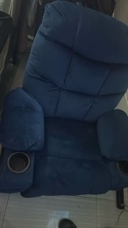 Blue couch