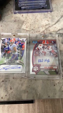 Ricky Pearsall & Phil Mafah Autograph Football Cards Lot