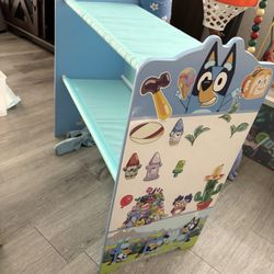 Bluey Toy And Book Shelf’s Kids Toddler 