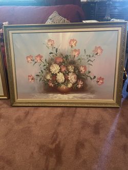 Large Floral Picture