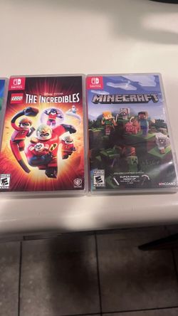 Nintendo Switch Games Bundle – Minecraft, Just Dance 2020, Mario + Rabbids & LEGO Incredibles