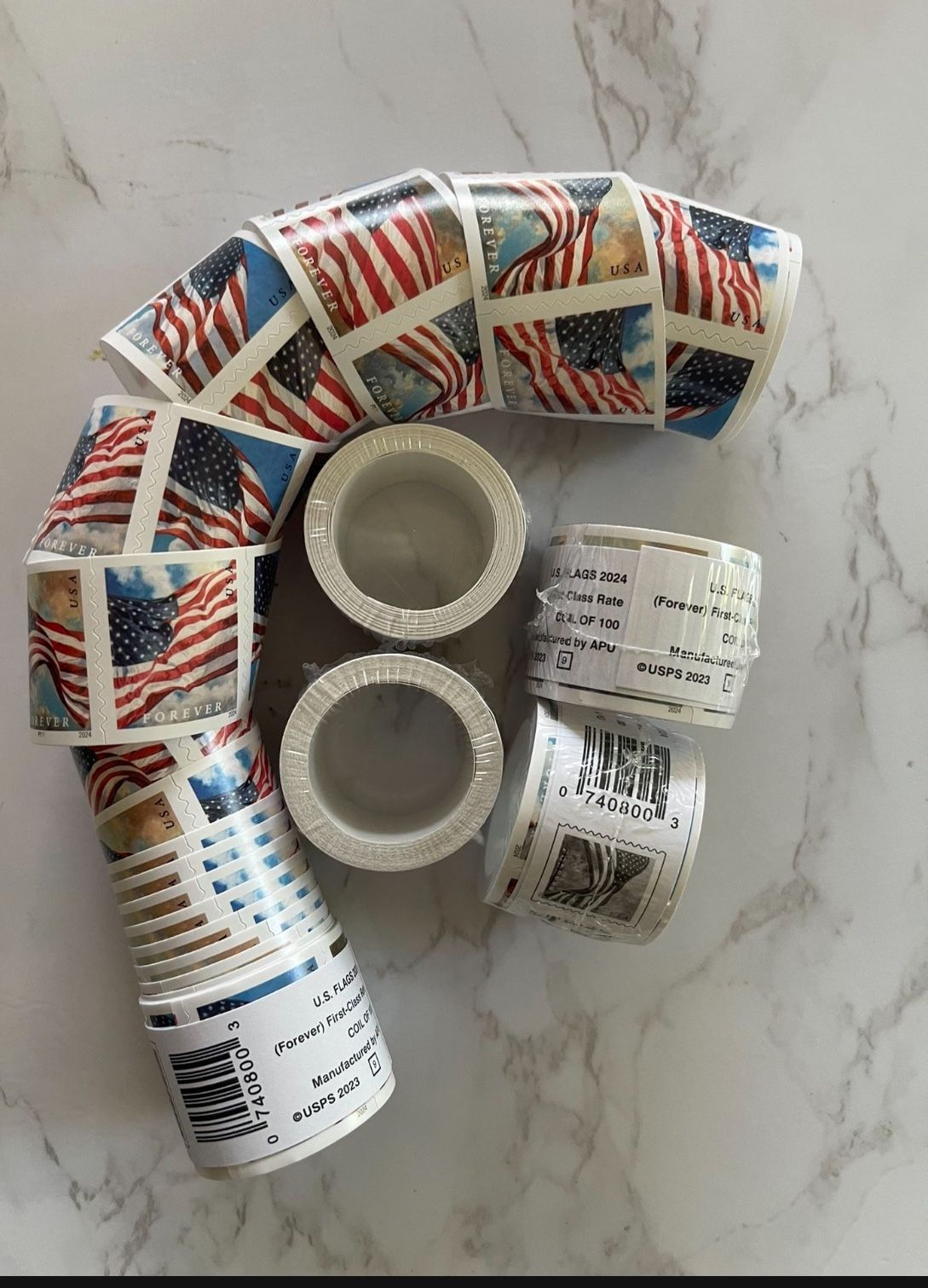 2024 Forever Stamps - 5 Rolls