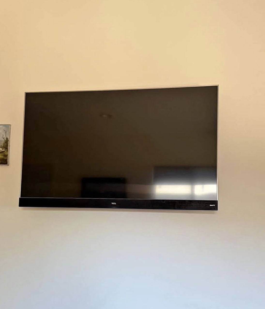 55” TCL Roku Tv With Remote And Wall Mount