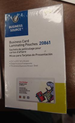 Business Card Laminating Pouches