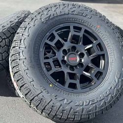 NEW 17” RIMS TOYOTA TACOMA 4RUNNER WHEELS TIRES FJ CRUISER TUNDRA SEQUOIA LEXUS GX460 GX470 GX 265/70R17 285/70R17 17 Inch Black Gold Silver Rim Wheel