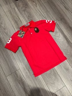 Bape Red polo