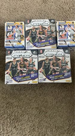 2024-25 Donruss NBA Blaster Boxes & 2025 Panini Prizm WNBA Mega Boxes