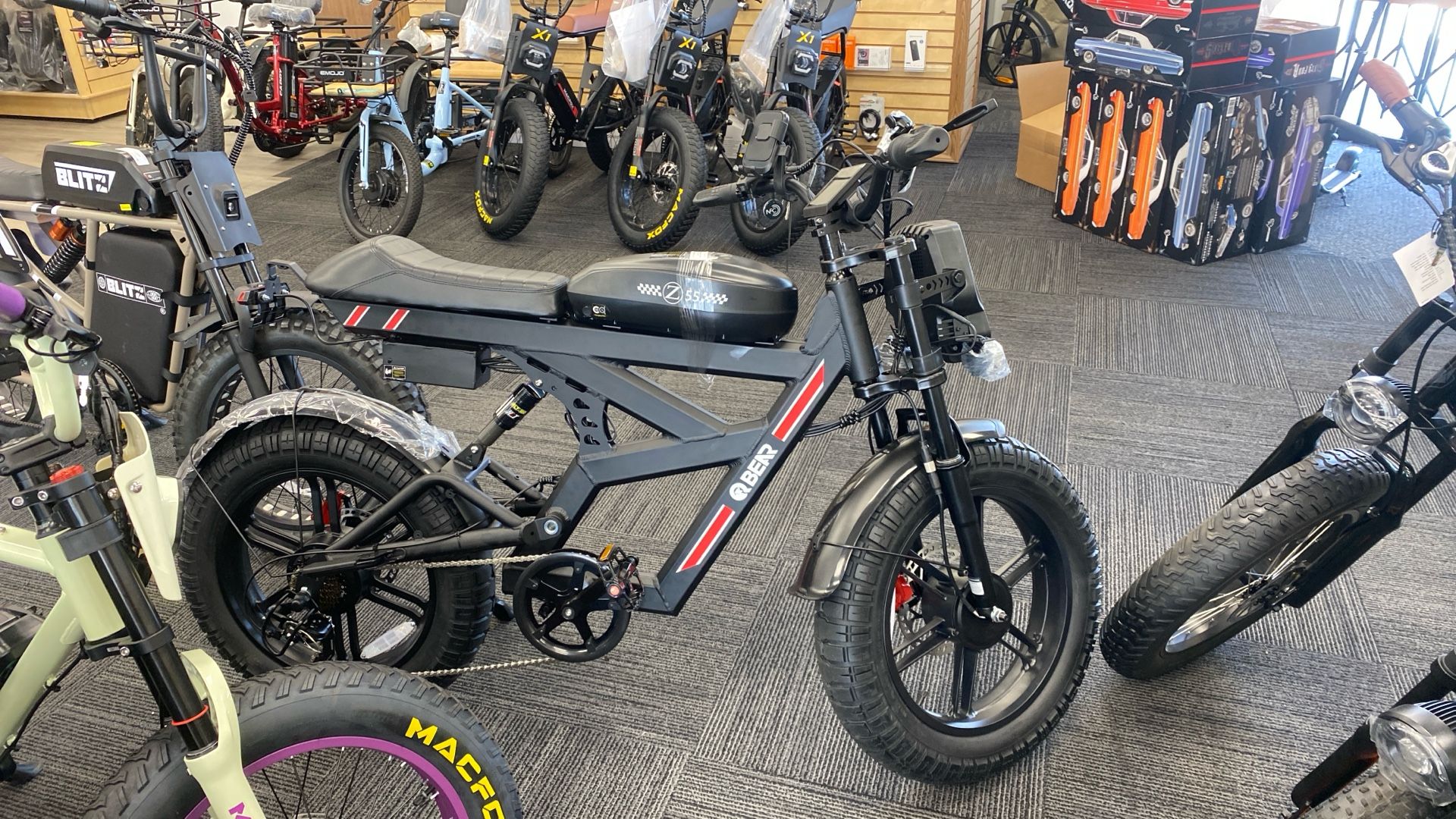 QBear Z55 E Bike Dual Motor 2000W/48V (34mph/70mile Range)