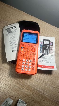 *Rechargeable* Ti84 calculator with case