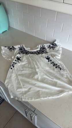 Cute embroidered summer blouse