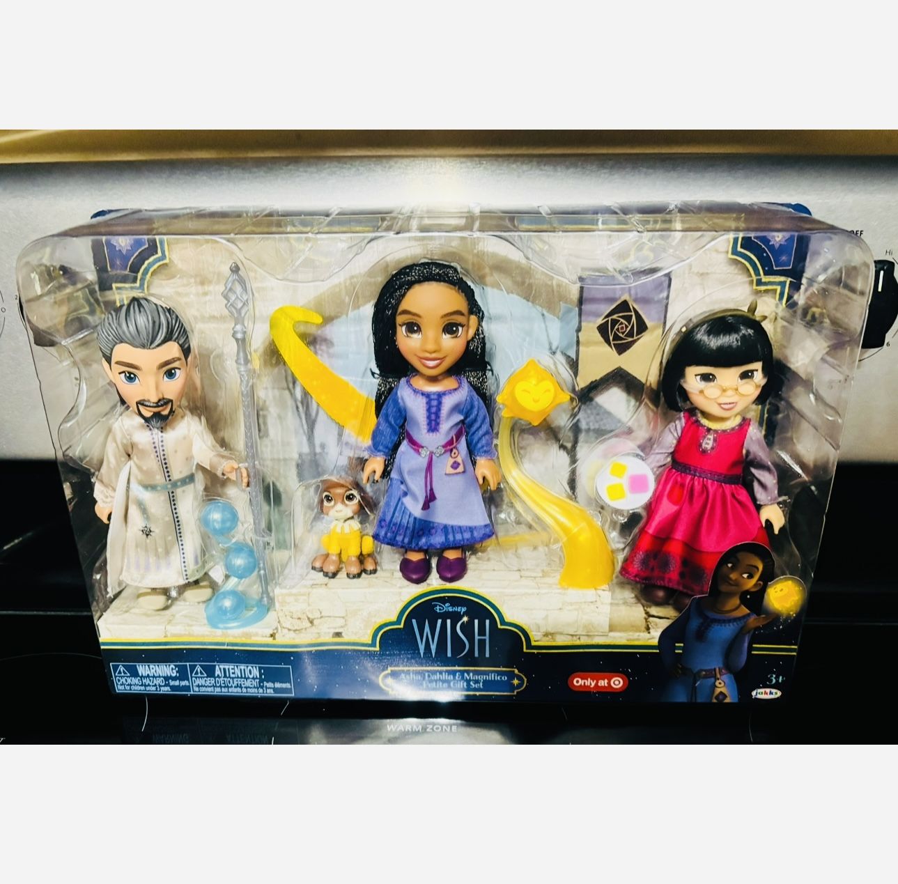 Disney 100 Wish Asha Dahlia & Magnifico Doll Gift Set New in Box