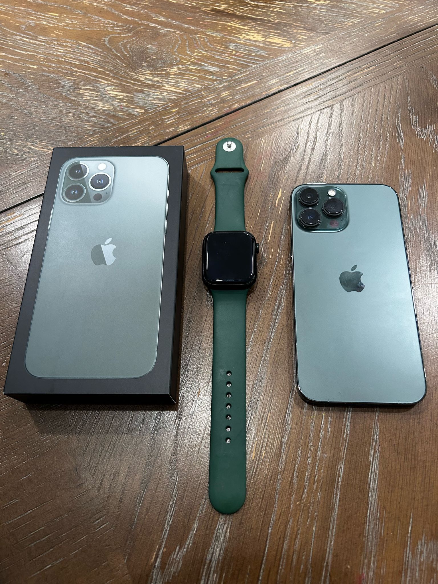 iPhone 13 Pro Max + Apple Watch 7 Both Unlocked