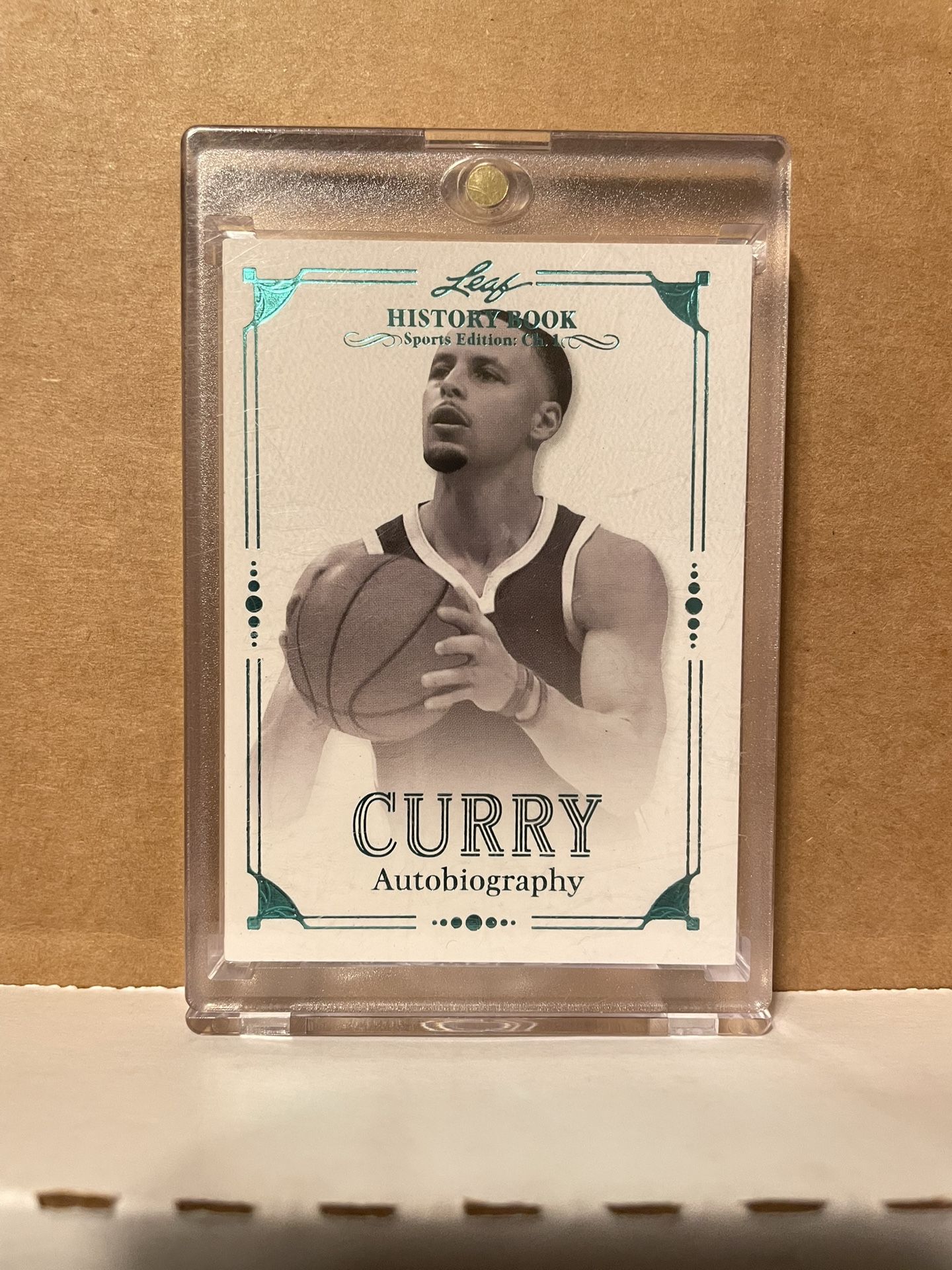 STEPH CURRY SIGNED BASKET BALL CARD /5