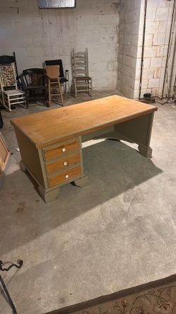 Wooden desk