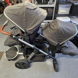 Silver Cross wave with Bassinet, Stand, Toddler Board + Nuna Adapter