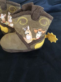 Disney toy story woody Cowboy Boots Slipper Sz 5 6