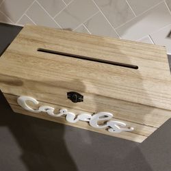 Wedding Card Box W 4 Fan Party Favors, 12w X 6h X 6d