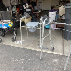 Adult Stroller, Wheelchair And Foldable Potty 