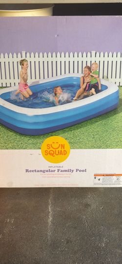 Rectangular family pool