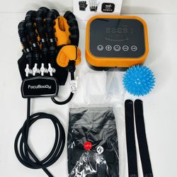 Rehabilitation Robot Gloves Equipment for Stroke Recovery, Hand Strength Exercise (M, Left- Hand)