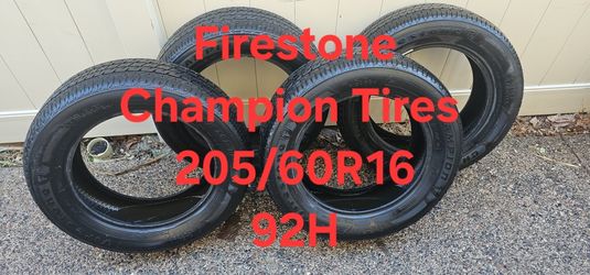 NEW! 4 Firestone Champion Tires