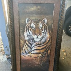 Tiger And Lion Portrait