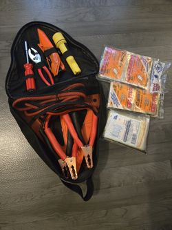 Emergency safety kit,  and car charger.