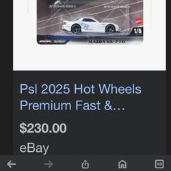  Rx7 F&F Hotwheels