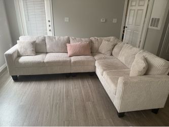 L beige couch