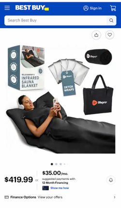 Life pro rejuvawrap X infrared sauna blanket