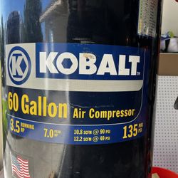 Kobalt 60 Gallon Air Compressor
