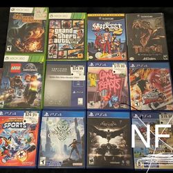 Video Games PS4, Nintendo GameCube, Xbox 360