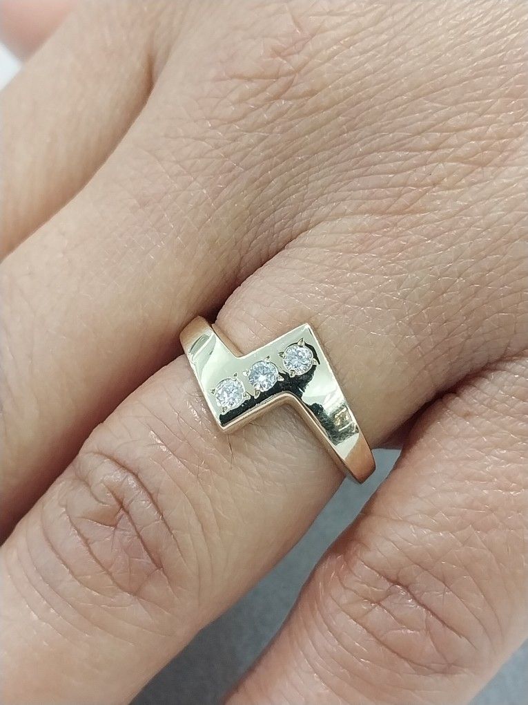 Diamond Ring 14k Gold Wedding
