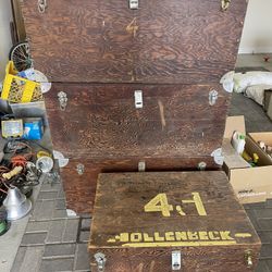Large Wooden Trunks