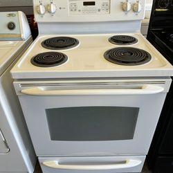  White electric stove can deliver 