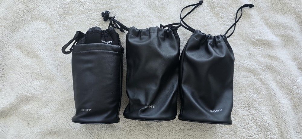 Three Sony Lenses
