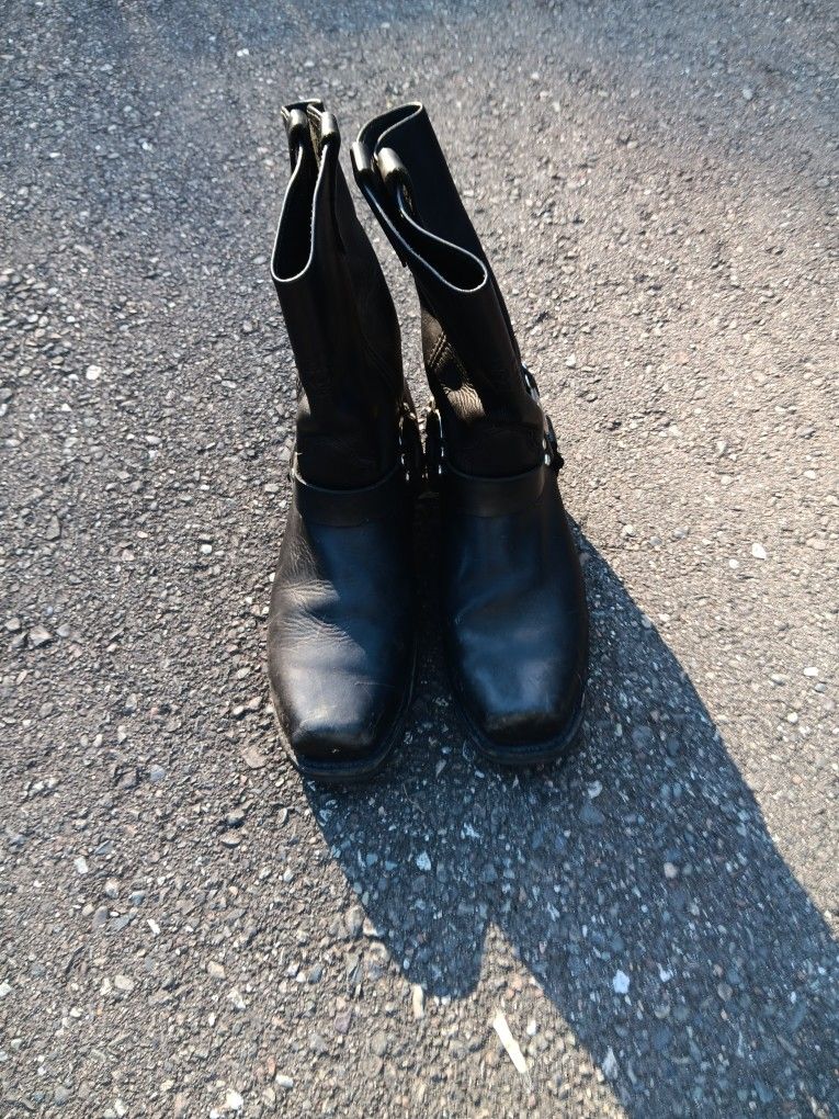 Black leather Red wing boots size 13M. worn 1 time these cost $350.00 asking $175.00