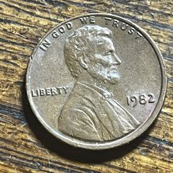 1982 No Mint Penny 3.08 Double Ear And More Errors 