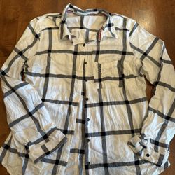 Woman’s Maurice’s Plaid Shirt Shipping Available 
