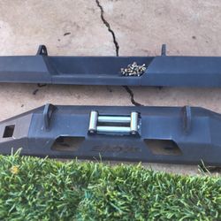 Bumpers Front And Back Off A Suburban