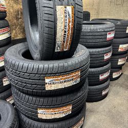SET OF FOUR NEW TIRES 275/55/19 ARROYO GRANDSPORT ALL SEASON INCLUDING MOUNT AND BALANCE , ASK ME FOR SIZES AND BRANDS 