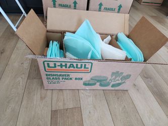 u-haul Dish Saver & Glass Packs...All Inserts Included
