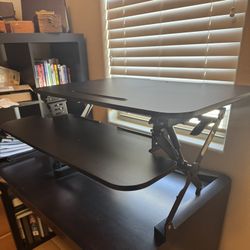Black Standing Desk Converter